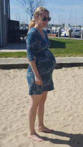 aan het strand